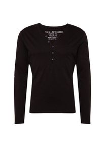 Key Largo, Herren Langarmshirt 'MLS00038', Schwarz