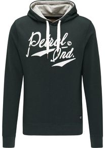 PETROL INDUSTRIES, Herren Sweatshirt, Dunkelgr&uuml;n / Naturwei&szlig;