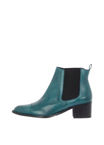Bianco, Damen Chelsea Stiefel, Petrol