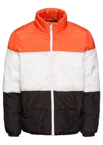 Your Turn YOURTURN, Herren Jacke, Orange / Schwarz / Weiß