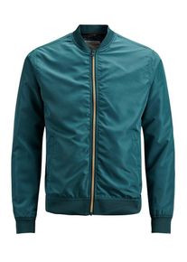 Jack & Jones JACK & JONES, Herren Bomberjacke 'Jorparty', Petrol