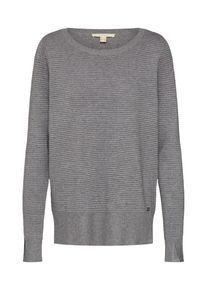 Esprit, Damen Pullover 'Sweater ottoman', Grau