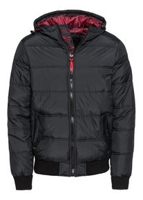 INDICODE JEANS, Herren Steppjacke 'Eton', Schwarz