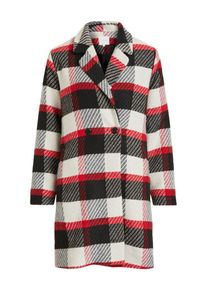 Vila, Damen Mantel, Rot / Schwarz / Wei&szlig;