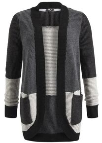 Khujo, Damen Strickjacke 'MANOU', Grau / Hellgrau / Dunkelgrau / Schwarz