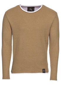 Key Largo, Herren Pullover 'MSW SARASOTA round', Camel