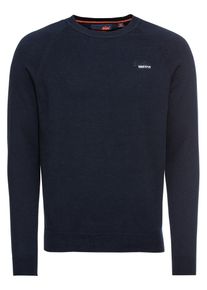 Superdry, Herren Pullover 'ORANGE LABEL VEE', Navy