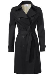 Heine, Damen Mantel, Schwarz
