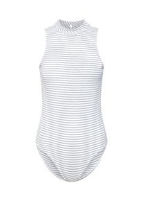 Glamorous, Damen Top 'CK2894', Grau / Wei&szlig;