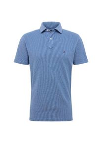 Tommy Hilfiger, Herren Poloshirt 'STRUCTURED', Blau / Rot / Wei&szlig;