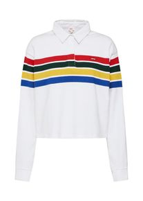 Levi's LEVI'S, Damen Shirt 'SHORT RUGBY TEE', Mischfarben / Wei&szlig;