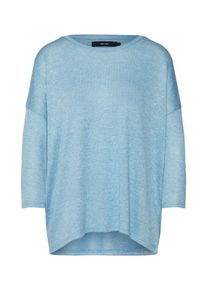 V&eacute;ro Moda VERO MODA, Damen Pullover 'VMBRIANNA 3/4 OVERSIZE BLOUSE', Hellblau