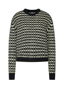minimum, Damen Pullover 'Ain Jumper', Beige / Schwarz