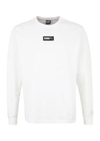 Puma, Herren Sweatshirt 'Fusion Crew FL', Wei&szlig;