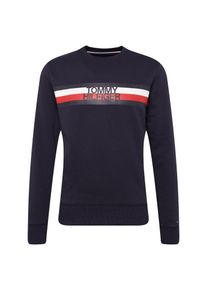 Tommy Hilfiger, Herren Sweatshirt, Dunkelblau / Rot / Wei&szlig;