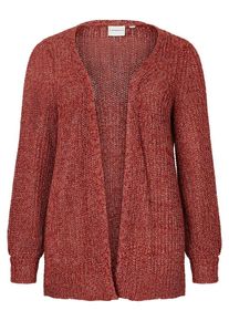 JUNAROSE, Damen Strickjacke, Pastellrot