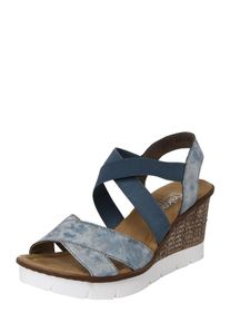 Rieker, Damen Sandalette, Hellblau