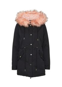 Urban Classics, Damen Parka, Ros&eacute; / Schwarz