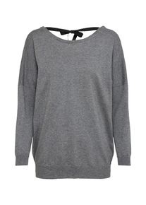 Replay, Damen Pullover, Grau / Schwarz