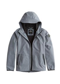 Hollister, Herren Jacke 'SUMMERWEIGHT SOFTSHELL', Rauchblau