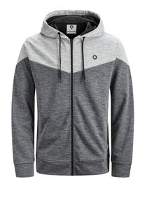 Jack & Jones JACK & JONES, Herren Sweatshirt, Graumeliert / Schwarzmeliert