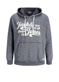 Jack & Jones JACK & JONES, Herren Sweatshirt, Blaumeliert / Wei&szlig;