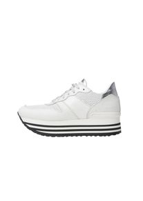 NOCLAIM, Damen Sneaker 'Isa 13', Silber / Wei&szlig;
