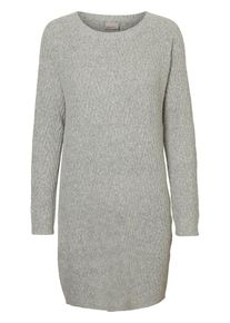 V&eacute;ro Moda VERO MODA, Damen Strickkleid, Hellgrau