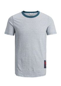 Jack & Jones JACK & JONES, Herren T-Shirt, Grau / Petrol / Wei&szlig;