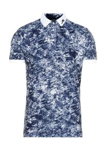 J. Lindeberg J.Lindeberg, Herren Poloshirt 'M Tour', Marine / Wei&szlig;
