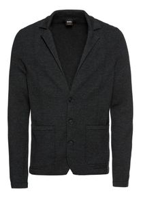 BOSS, Herren Strickjacke 'Alblesar 10210406 01', Dunkelgrau