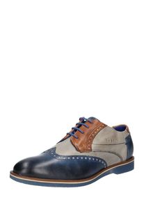 Bugatti, Herren Halbschuhe 'Melchiore', Nachtblau / Cognac / Cappuccino