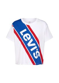 Levi's LEVI'S, Damen Shirt 'Graphic Varsity Tee', Wei&szlig;