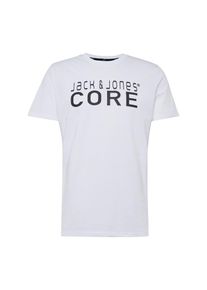 Jack & Jones JACK & JONES, Herren T-Shirt 'JCOFOAM', Schwarz / Wei&szlig;