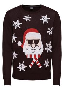 s.Oliver RED LABEL, Herren Pullover, Bordeaux / Wei&szlig;