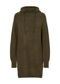 Pieces, Damen Strick Hoodie, Khaki