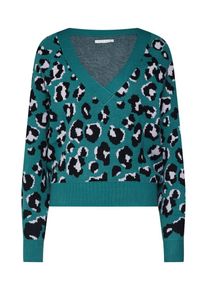 mint&berry Mint&berry, Damen Pullover, Mint / Schwarz / Wei&szlig;