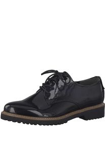 Marco Tozzi, Damen Schn&uuml;rschuh, Schwarz