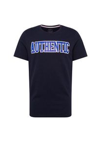 Jack & Jones JACK & JONES, Herren Shirt 'JORSIMPLER TEE SS CREW NECK', Blau / Dunkelblau / Wei&szlig;