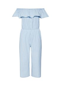 V&eacute;ro Moda VERO MODA, Damen Overall 'VMEMILIA', Blue Denim / Wei&szlig;
