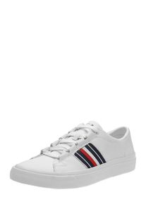 Tommy Hilfiger, Herren Sneaker, Dunkelblau / Rot / Wei&szlig;