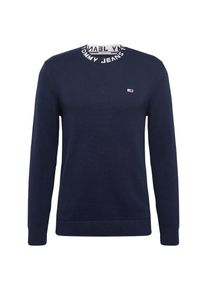 Tommy Hilfiger, Herren Pullover, Dunkelblau / Wei&szlig;