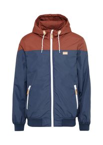 Iriedaily, Herren 'Insulaner' Kapuzenjacke, Marine / Rostbraun