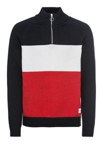 Only & Sons Only & Sons, Herren Pullover 'Clark', Navy / Rot / Wei&szlig;