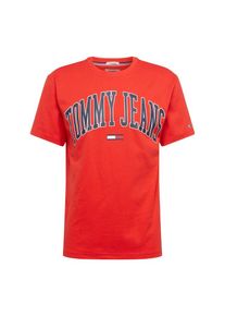 Tommy Jeans, Herren Shirt, Dunkelblau / Rot