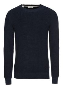 Selected Homme, Herren Pullover 'SLHTYSON CREW NECK W', Nachtblau
