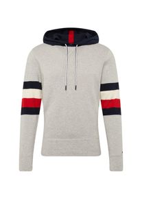 Tommy Hilfiger, Herren Sweatshirt, Navy / Graumeliert / Rot / Wei&szlig;