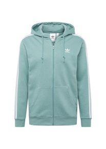 adidas originals, Herren Sweatjacke '3-Stripes Fz', Mint / Wei&szlig;