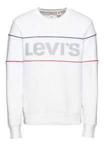 Levi's LEVI'S, Herren Sweatshirt 'REFLECTIVE CB CREW', Silber / Wei&szlig;