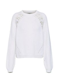 Only, Damen Pullover 'MAGA', Wei&szlig;